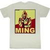 Flash Gordon Shirt Ming Adult Dirty White Tee T-Shirt