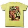 Flash Gordon Shirt To The Stars Adult Yellow Tee T-Shirt