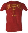 Flash Gordon T-Shirt - Flash Bust Adult Red Heather Tee Shirt