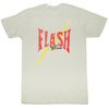 Flash Gordon T-Shirt Movie Flash Bolt Adult Natural Tee Shirt