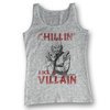 Flash Gordon Tank Top Chillin Like A Villain Athletic Heather Tanktop