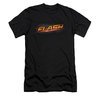 Flash Shirt Slim Fit Logo Black T-Shirt