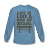 Forrest Gump Shirt Life Long Sleeve Carolina Blue Tee T-Shirt