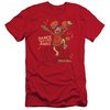 Fraggle Rock Slim Fit Shirt Dance Red T-Shirt