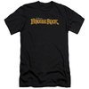 Fraggle Rock Slim Fit Shirt Logo Black T-Shirt