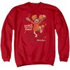 Fraggle Rock Sweatshirt Dance Adult Red Sweat Shirt