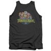 Fraggle Rock Tank Top Circle Logo Charcoal Tanktop