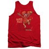 Fraggle Rock Tank Top Dance Red Tanktop