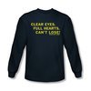 Friday Night Lights Shirt Clear Eyes Long Sleeve Navy Tee T-Shirt