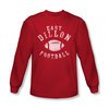 Friday Night Lights Shirt East Dillon Football Long Sleeve Red Tee T-Shirt