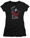 Friday the 13th Juniors Shirt Jason Attacks Cabin Black T-Shirt