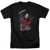 Friday the 13th Shirt Jason Attacks Cabin Black T-Shirt