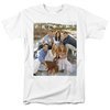 Friends Life&#039;s a Beach TV Show Adult T-shirt - White