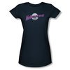 Galaxy Quest Shirt Juniors Logo Navy Tee T-Shirt