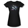 Galaxy Quest Shirt Juniors Never Surrender Black Tee T-Shirt