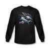 Galaxy Quest Shirt Never Surrender Long Sleeve Black Tee T-Shirt