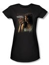 Ghost Whisperer Juniors T-shirt Ethereal Girly Black Tee