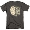 Gilligan&#039;s Island The Skipper Retro TV Adult T-shirt - Charcoal Grey