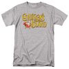 Gilligan&#039;s Island LOGO Adult Retro TV T-shirt - Heather Gray