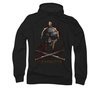 Gladiator Hoodie Sweatshirt Helmet Black Adult Hoody Sweat Shirt