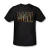 Gladiator Shirt Unleash Hell Adult Black Tee T-Shirt