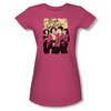 Grease Shirt Juniors Pink Ladies Hot Pink Tee T-Shirt