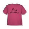 Grease Shirt Kids Pink Ladies Logo Hot Pink Youth Tee T-Shirt