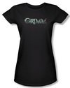 Grimm Shirt Juniors Bloody Logo Black Tee T-Shirt