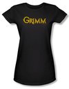 Grimm Shirt Juniors Gold Logo Black Tee T-Shirt