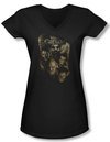 Grimm Shirt Juniors V Neck Wesen Black Tee T-Shirt