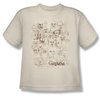 Grimm Shirt Kids Wesen Sketches Cream Youth Tee T-Shirt