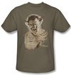 Grimm Shirt Murcielago Sketch Adult Safari Green Tee T-Shirt