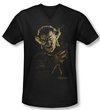 Grimm Shirt Slim Fit V Neck Murcielago Black Tee T-Shirt