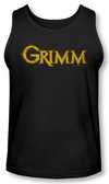 Grimm Tank Top Gold Logo Black Tanktop