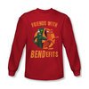 Gumby Shirt Bendefits Long Sleeve Red Tee T-Shirt