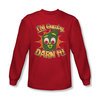 Gumby Shirt Darn It Long Sleeve Red Tee T-Shirt