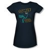 Gumby Shirt Juniors Bend There Navy T-Shirt