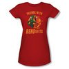 Gumby Shirt Juniors Bendefits Red T-Shirt