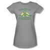 Gumby Shirt Juniors Keepin It Green Silver T-Shirt