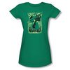 Gumby Shirt Juniors Rock Star Kelly Green T-Shirt