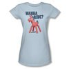 Gumby Shirt Juniors Wanna Ride Light Blue T-Shirt