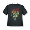 Gumby Shirt Kids Bendable Charcoal T-Shirt