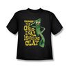 Gumby Shirt Kids Modeling Clay Black T-Shirt