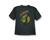 Gumby Shirt Kids Twisted Charcoal T-Shirt