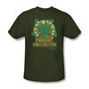 Gumby Shirt Kiss Me Olive Green T-Shirt