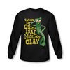 Gumby Shirt Modeling Clay Long Sleeve Black Tee T-Shirt