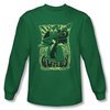 Gumby Shirt Rock Star Long Sleeve Kelly Green Tee T-Shirt