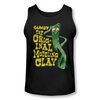 Gumby Shirt Tank Top Modeling Clay Black Tanktop