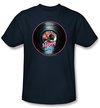 Happy Days Kids T-shirt - On the Record Youth Navy Blue Tee Shirt