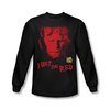 Hellboy II The Golden Army Shirt I Bet On Red Long Sleeve Black Tee T-Shirt